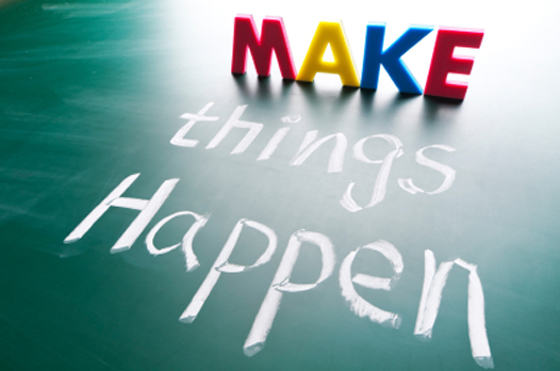 Make things happen, concept words